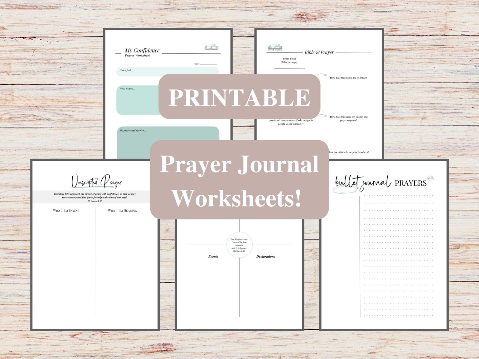 How to Start A Prayer Journal - Let's Talk Bible Study